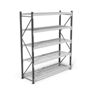 4 & 5 Tier Longspan Shelving Bays (Mesh Shelves)