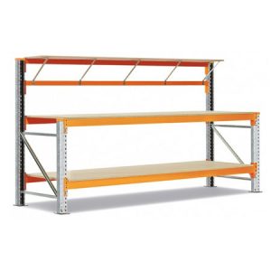 Speedlock Work Bench with Cantilever Shelf